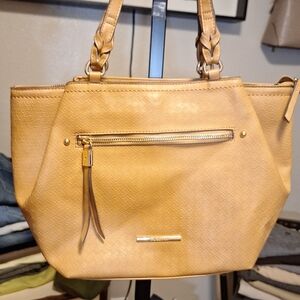 Rosetti Camel Woven Shoulder Bag